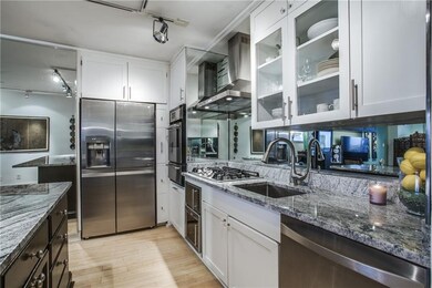 Chef's kitchen with loads of cabinets for extra st