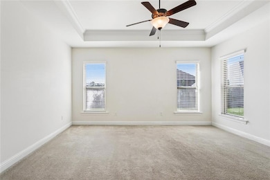 PRIMARY BEDROOM W STEP CEILING