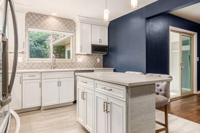 Kitchen Open to Dining Room