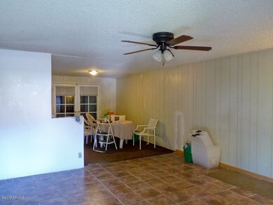 View from front door into living/dining