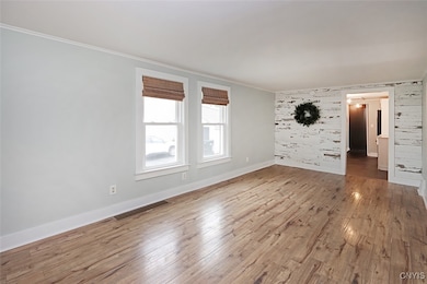 Living room/dining area combination.