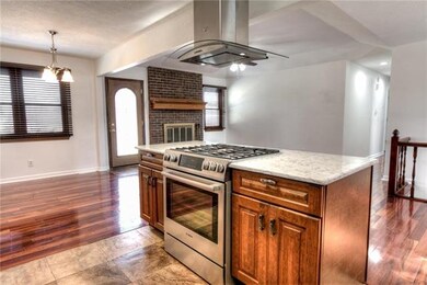 Kitchen is open to the great room