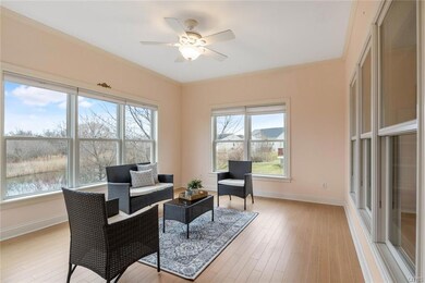 Added on Sunroom 2016 with view of pond
