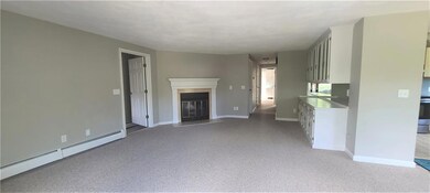 Large open Living Room with Fireplace