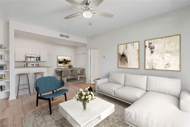 Living Room and Kitchen/Dining Combo Virtually Sta