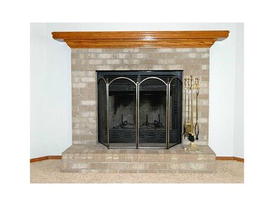 Fireplace.