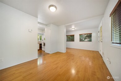 From your office showing the living and dining room.