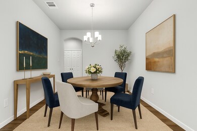 Virtually Staged Dining room