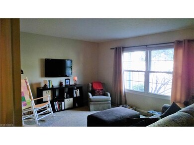 Living room with natural lighting. The TV is wired