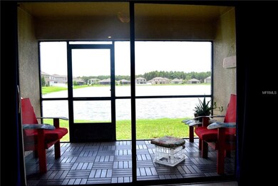 Lanai showing plastic tile flooring