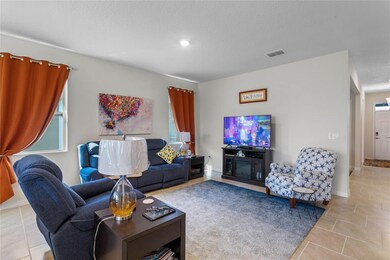 Spacious living room area 