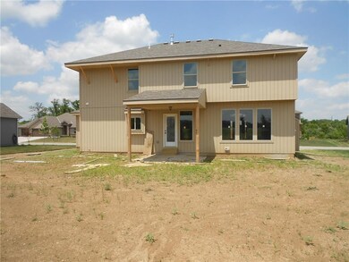 Back of the home. Will have a cover patio that is 