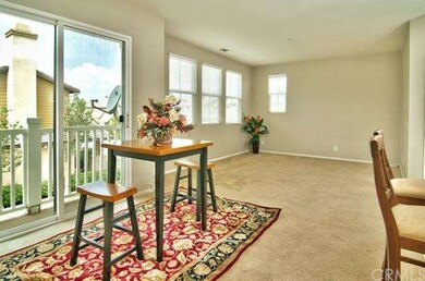 Balcony off the dining room.