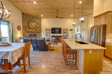 Kitchen into Great Room