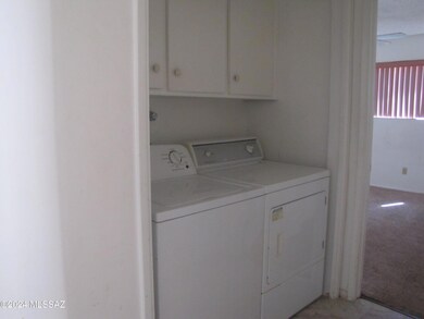 Laundry area in hallway