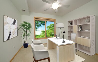 2nd bedroom or office virtually staged.The current