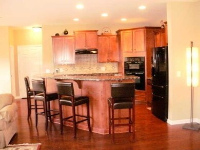 Veiw of this amazing kitchen! Notice the cascading cabinets, recessed lighting 
