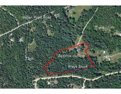 Aerial View. Approximate outline of...
