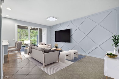 Virtually Staged Living Room