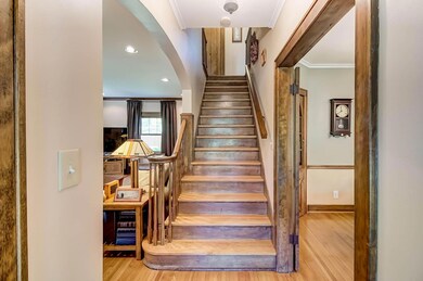 Stairs to second floor