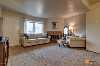 Living room facing backard