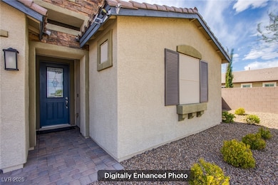 Property entrance with new front door featuring el