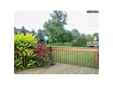 View from the deck off of the Kitchen Dinette.
