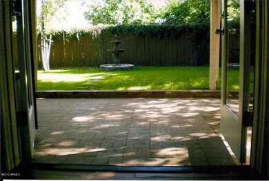 Large covered patio