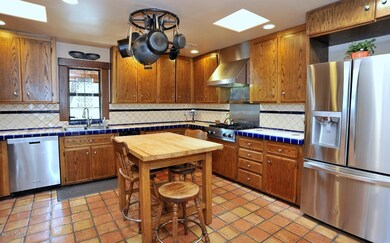 Kitchen with Original Oak Cabinets