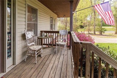 Inviting front porch welcomes you home!
