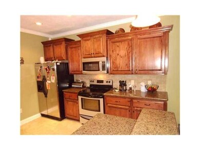 Kitchen. Granite counter tops, tile floors