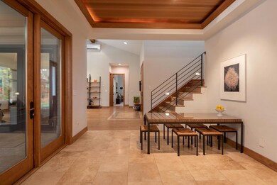 dining to stairway