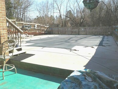 Huge SALT WATER POOL with privacy fencing