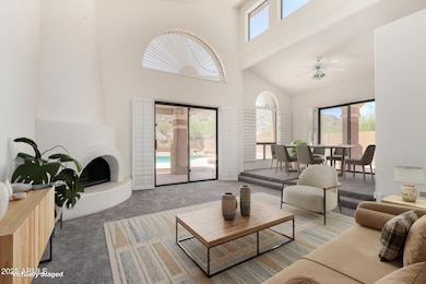 Virtually Staged Living Room