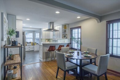 Dining and kitchen