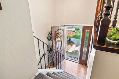 The welcoming entry to the home.