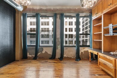 Plenty of storage and built-in desk. Granite count
