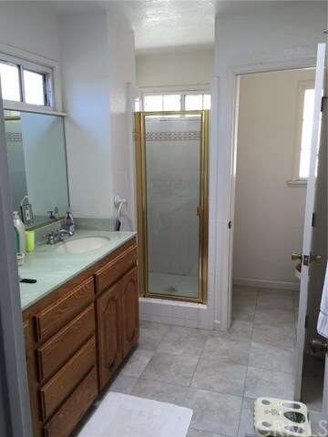 Master Bath with shower stall