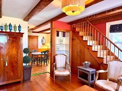 Living area leading into Dining