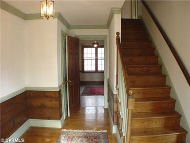 Foyer - Hardwoods, 2 member crown and hall closet.