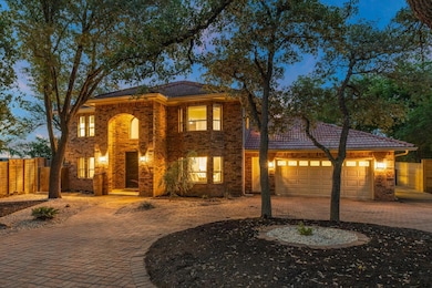 View of front of property with a tile roof, an at