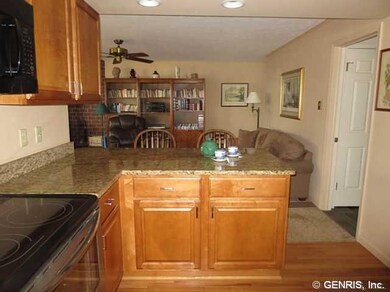 Kitchen VIEW OF FAMILY ROOM - SNACK BAR