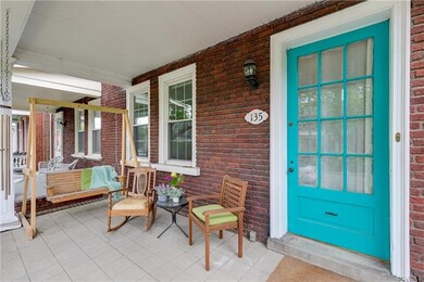 Original French Door, beautiful wavy glass.