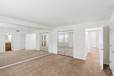 This shot shows both closets,