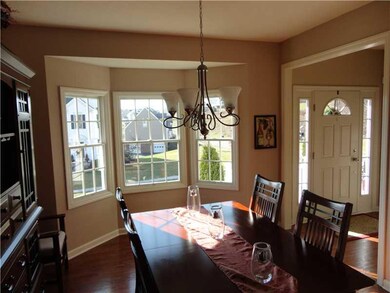 Dining Room. The bump out in the dining room offer