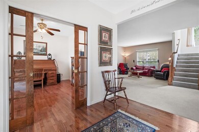 Office w/pocket doors left of entry