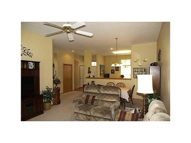 Living Room. Gas fireplace.