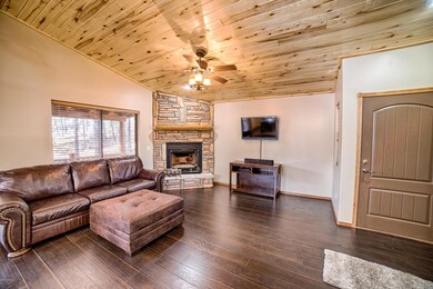 Living room and front door