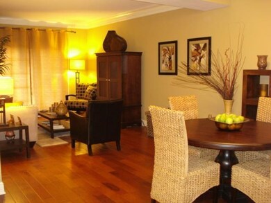 Living room dining room combo with 9ft ceilings an