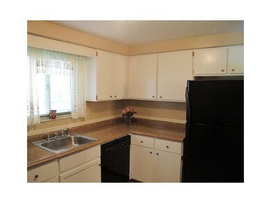 Kitchen. Kitchen has new ceramic flooring, counter